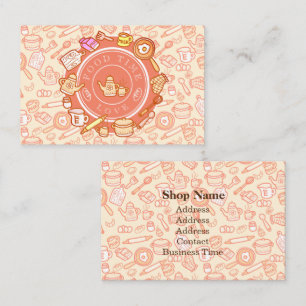 Cartão De Visita Laranja de Kitchenware