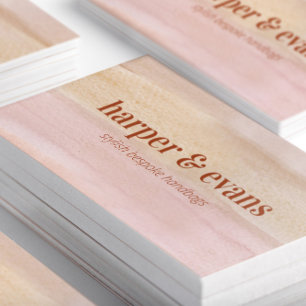 Cartão De Visita Laranja moderno e crosta de ferrugem Lava