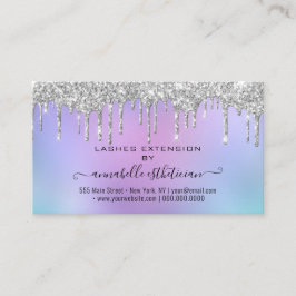 Cartão De Visita Largura de instrução após extensão de Eyelash