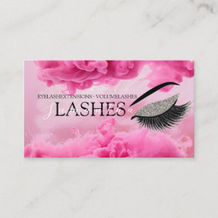 Cartão De Visita lascas de chicote extensões pálpebras beleza lasha
