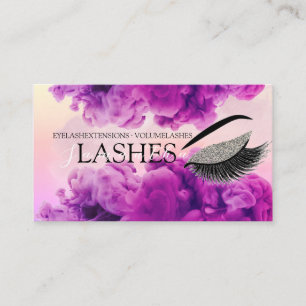 Cartão De Visita lascas de chicote extensões pálpebras beleza lasha