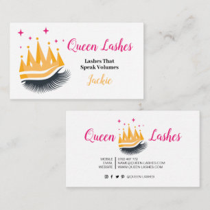 Cartão De Visita Lash Extension Lashes Beautician Beautician Make U