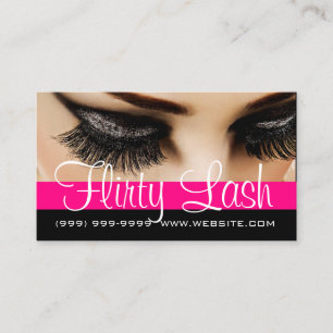 Cartão De Visita Lash Extensions Lashes Beauty Cosmetology Salon
