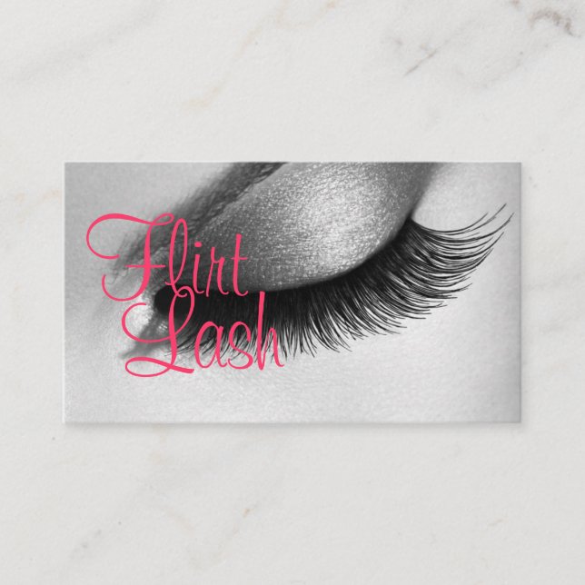 Cartão De Visita Lash Extensions Lashes Beauty Cosmetology Salon Bu (Frente)