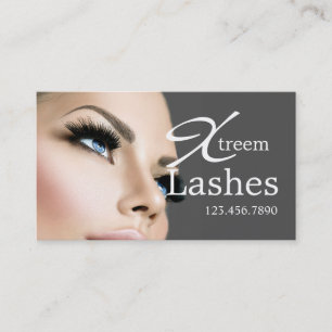 Cartão De Visita Lash Extensions Salon Beauty Spa