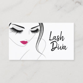 Cartão De Visita Lash Extensions Salon Beauty Spa