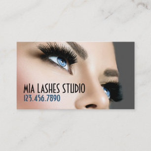 Cartão De Visita Lash Extensions Salon Beauty Spa