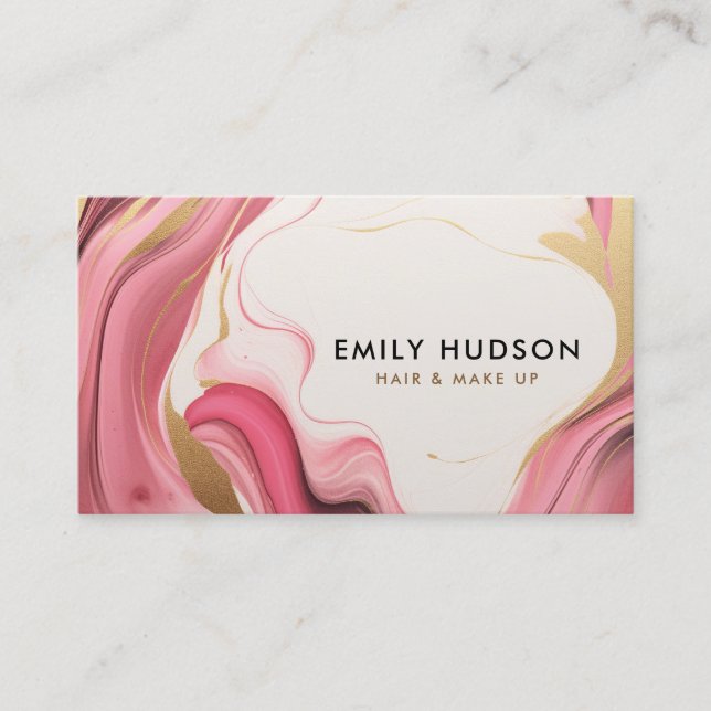 Cartão De Visita Lash Hair e Fazer (Frente)