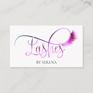 Cartão De Visita Lashes A Menina De Beleza