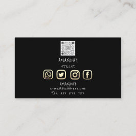 Cartão De Visita Lashes Brota Logotipo de ativação Preto social Dou