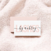 Lashes de caligrafia minimalista