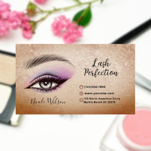 Cartão De Visita Lashes e Brows Beleza Makeup