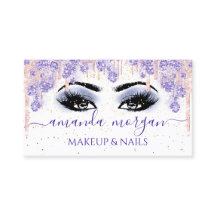 Lashes Hairdresser Makeup Artista Enfumaçado Azul