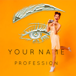 Cartão De Visita Lashes Profissionais Brota Logotipo de ativação