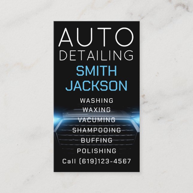 Cartão De Visita Lava Portátil Da Pressão De Lavagem (Frente)