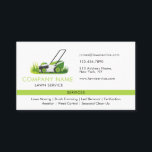 Cartão De Visita Lawn Care Landscaping Modern Professional Services<br><div class="desc">Modern lawn care business card with a vibrant professional icon and modern typography to project a confident professional image. Designed by Thisisnotme©.</div>
