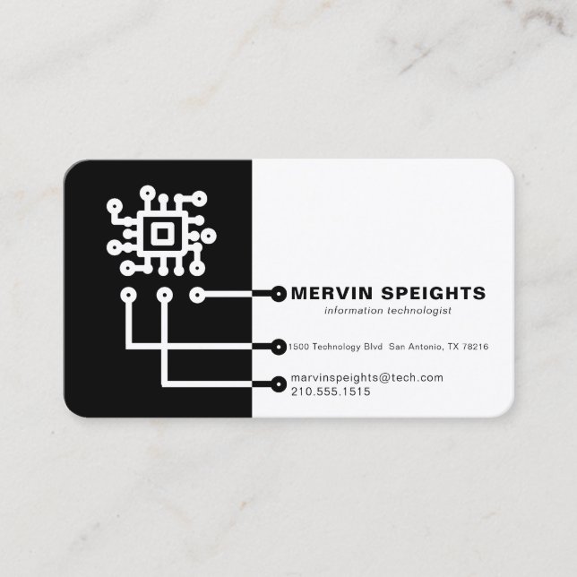 CARTÃO DE VISITA LAYOUT DE CIRCUITO (Frente)