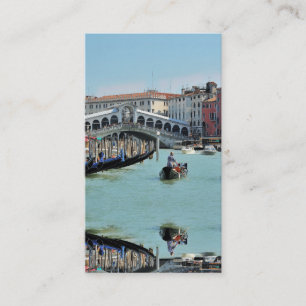Cartão De Visita ldp RIALTO BRIDGE - Veneza - Canal Grande