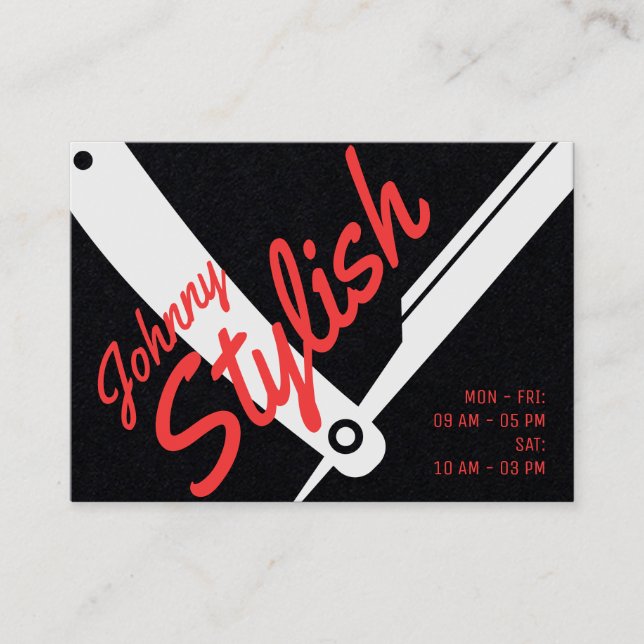 Cartão De Visita Lealdade de cobrir profissional clássica incluída  (Frente)