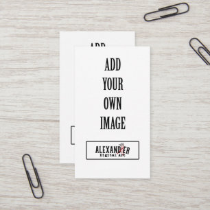 Cartão De Visita Lealdade vertical e