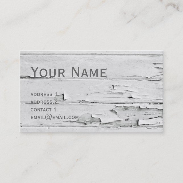 Cartão De Visita legal arranhado (Frente)