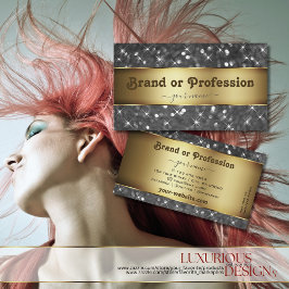 Cartão De Visita Legitimidade das estrelas luminosas com brilho Dou