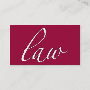 Cartão De Visita Lei: Advogado, roteiro do advogado