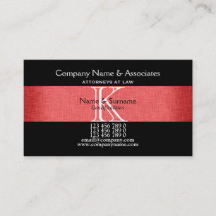 Cartão De Visita Lei do advogado do advogado