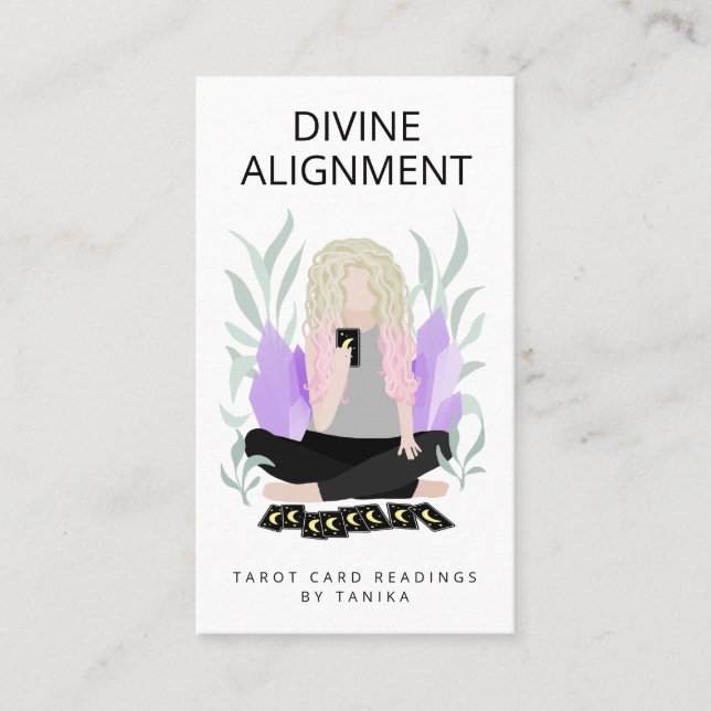 Cartão De Visita Leitor de Placa Inicial Moderno (Frente)