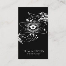 Leitor de Tarte Mística Branca e Preto