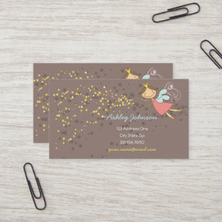 Cartão De Visita Leitura, Princesa e Estrelas Mágicas, de Leite Ros