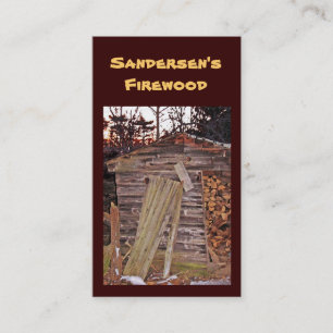 Cartão De Visita Lenha