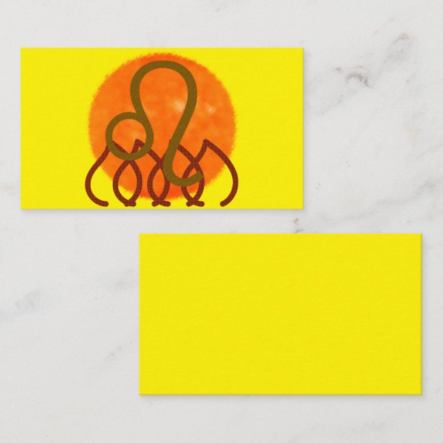 Cartão De Visita Leo (Frente/Verso)