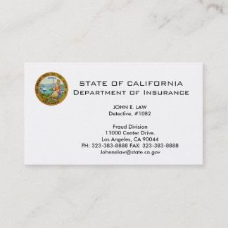 Cartão de visita LEO branco simples