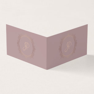 Cartão De Visita Letra manuscrita com moderna Elite Design