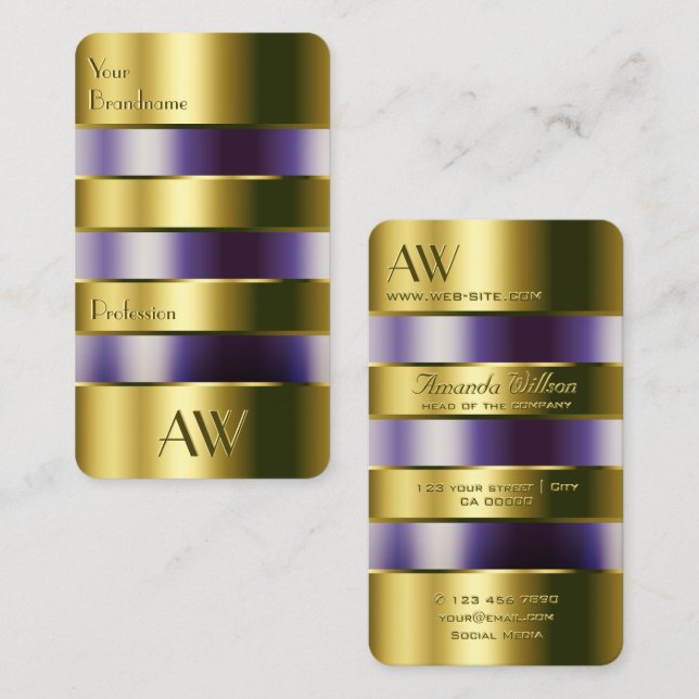 Cartão De Visita Letras de Engrenagem de Líquidos Puros de Vidro Do (Frente/Verso)