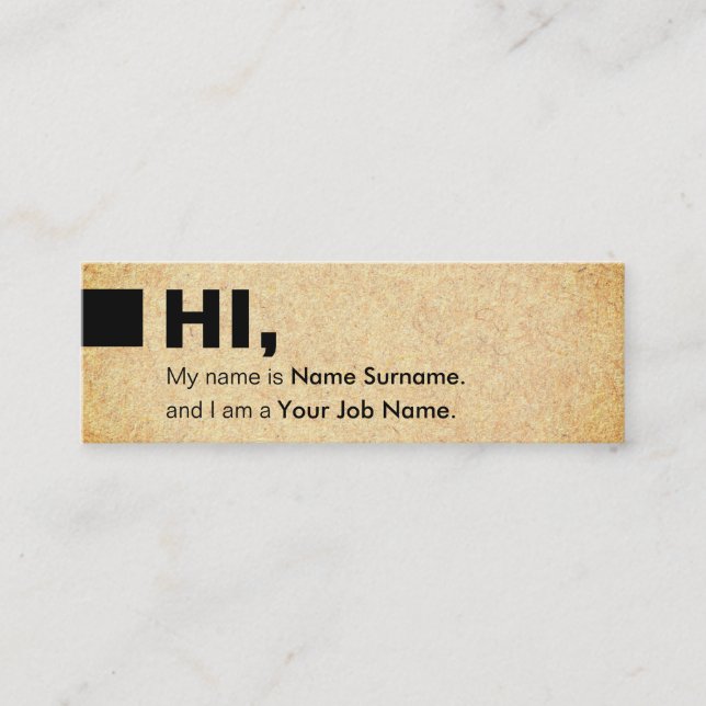 Cartão de visita leve do Social do impressão de (Frente)