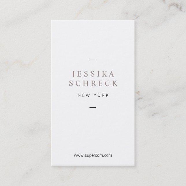 Cartão De Visita leve e fina (Frente)