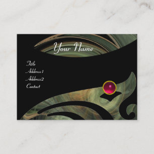 Cartão De Visita LEVE VORTEX RUBY cinza vermelha-rosa-negra amarela