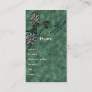 Cartão De Visita Libélula