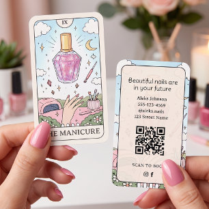 Cartão de Visita Lilac Celestial Tarot Salão de Un