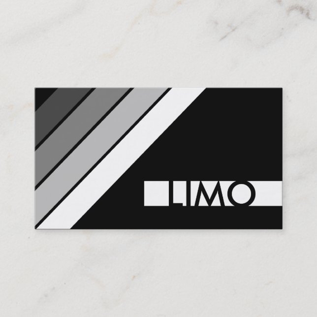 Cartão De Visita LIMO retrô (Frente)