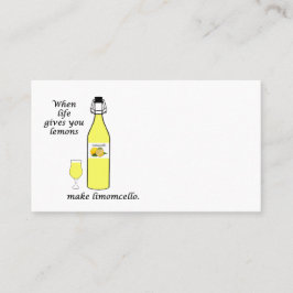 Cartão De Visita Limões para Limoncello
