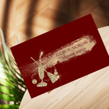 Limpa Dourada de vácuo com brilho,Vermelho com vas