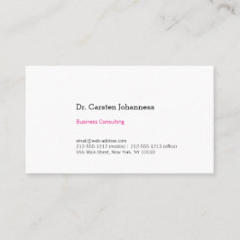 Cartão De Visita Limpa-te e rosa!