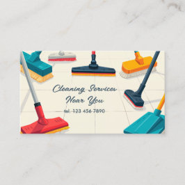 Cartão De Visita Limpeza QR Personalizada