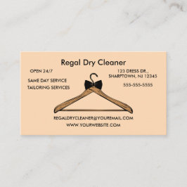 Cartão De Visita Limpeza Seca Editável