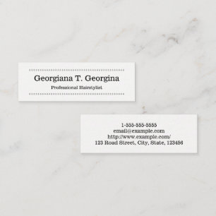 Cartão de visita limpo, minimalista, profissional