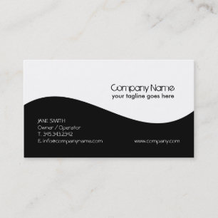 Cartão de visita limpo & moderno