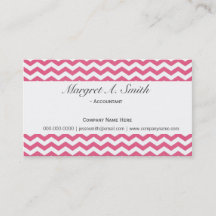 Lindo, moderno, tendência rosa Chevron profissiona